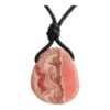 Rhodochrosiet hanger doorboord