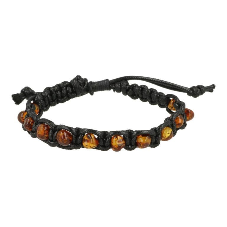 Barnsteen heren armband verstelbaar