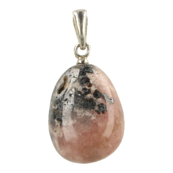 Rhodochrosiet hanger met oogje