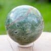 Chrysopraas bol met diameter van 72mm