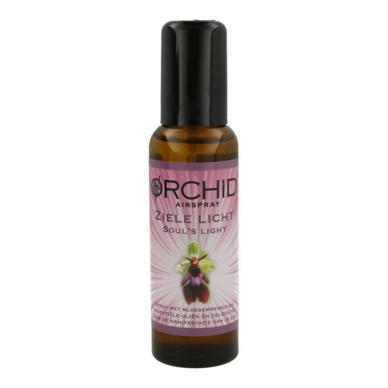 Orchid zielenlicht auraspray. Fijne combinatie van bloesemremedies om jouw ziel tot ontwikkeling te brengen