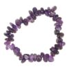 Amethist armband split donker