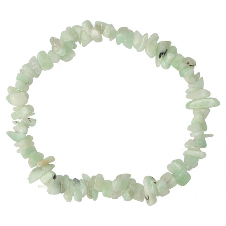 Prehniet armband split aan rekbaar koord