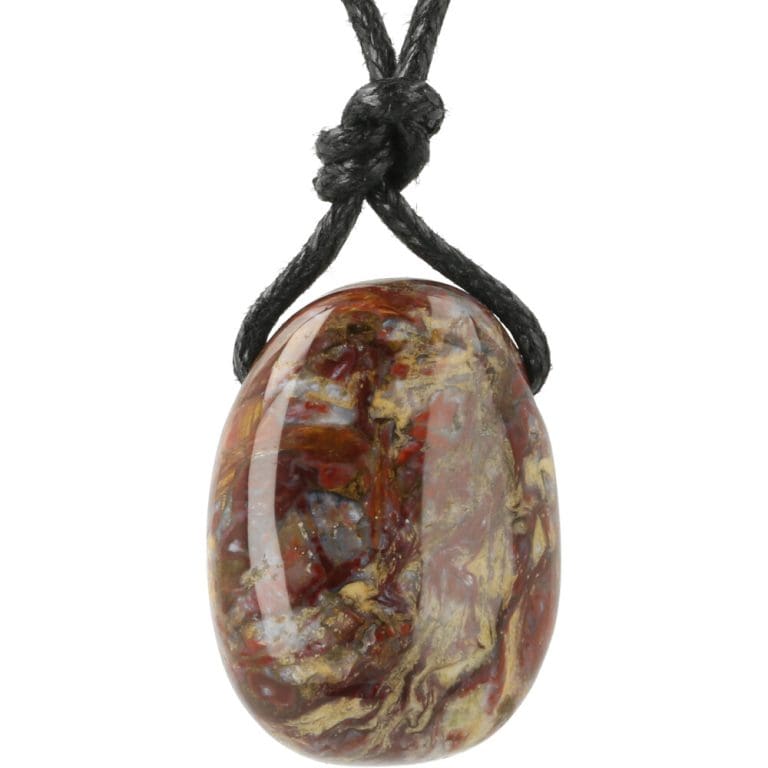 Pietersiet hanger doorboord met zwart koord