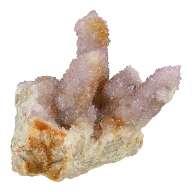 Spiritkwarts cluster 'p' uit Zuid Afrika