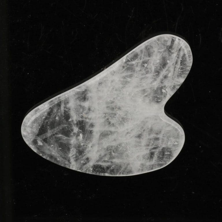Bergkristal Gua Sha massagesteen