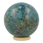 Fraaie blauwe apathie bol van 77mm diameter