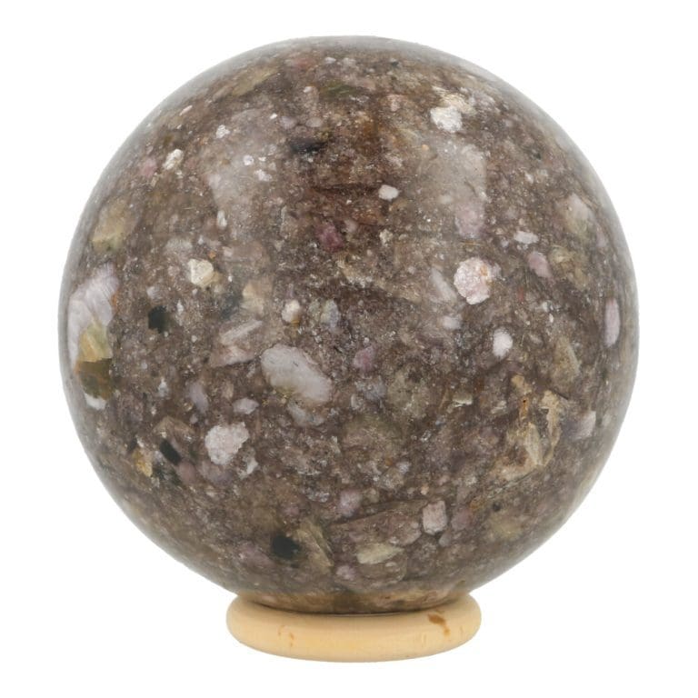 Lepidoliet bol met diameter van 88mm uit Madagaskar