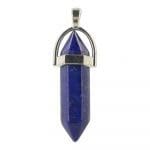 Lapis lazuli hanger in de vorm van een punt
