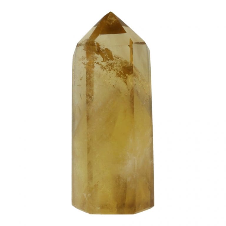 Natuurlijke citrien punt uit Madagaskar