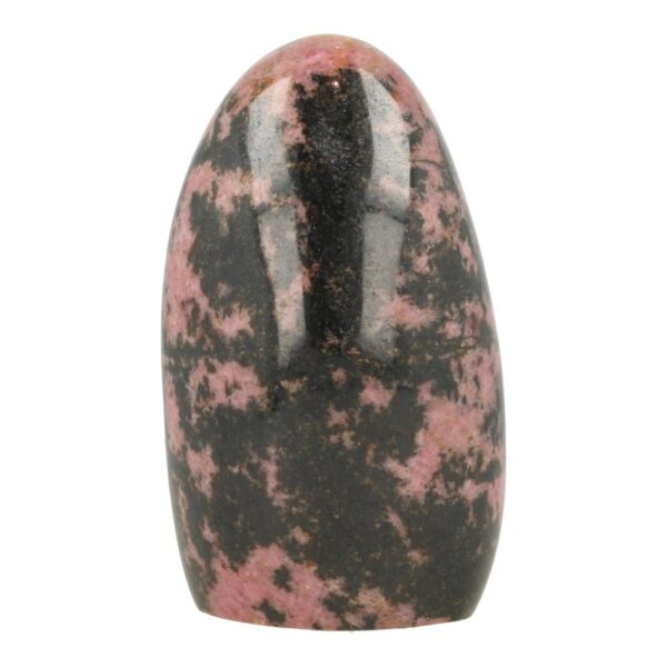 Leuke rhodoniet gepolijste vrije vorm van ruim 10cm hoog