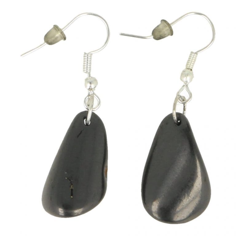 Shungite oorbel
