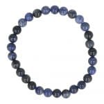Sodaliet armband met 6mm kralen