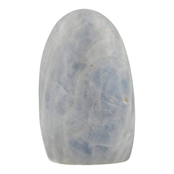 Fijne licht-blauwe calciet gepolijst van 15cm hoog