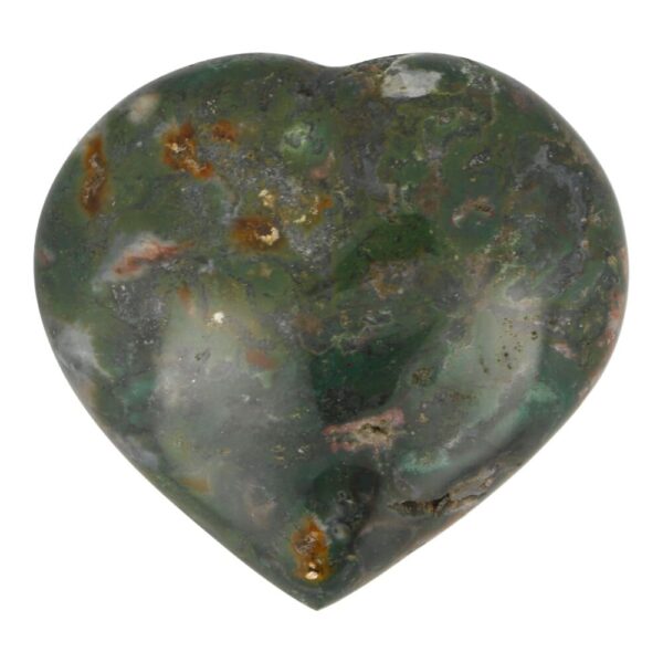 Oceaanjaspis hart van 8,5cm breed
