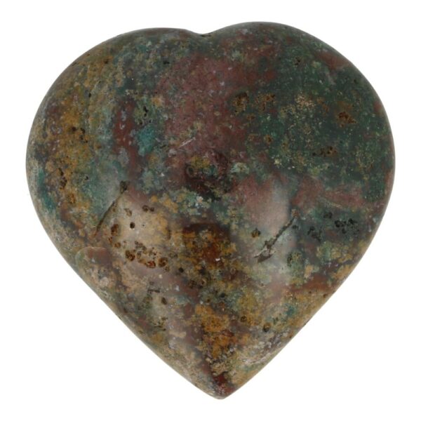 Fraai groen oceaanjaspis hart