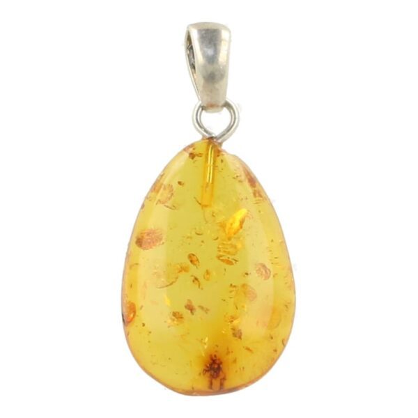 barnsteen hanger met oogje donker