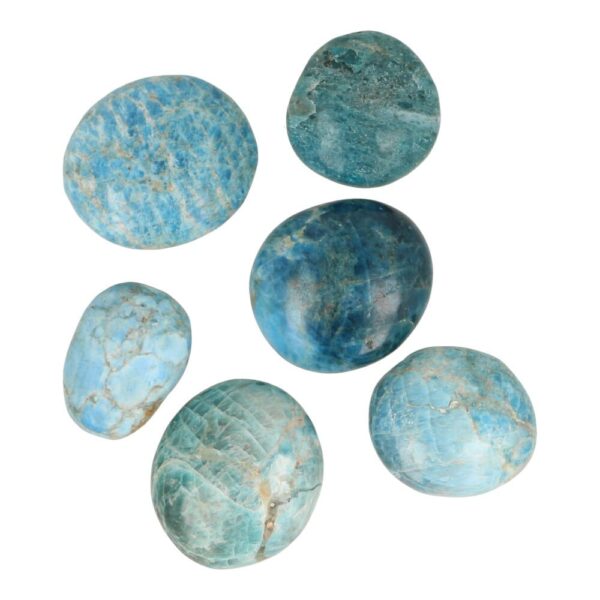 Blauwe apatiet trommelsteen