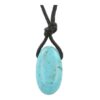 Turquoise hanger doorboord
