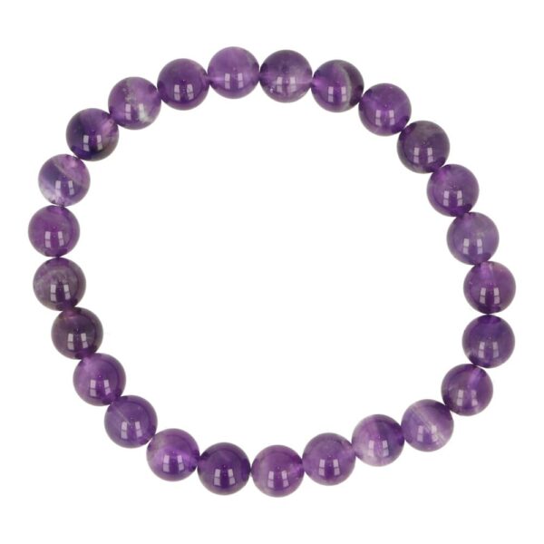 Amethist herenarmband
