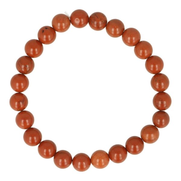Rode jaspis herenarmband