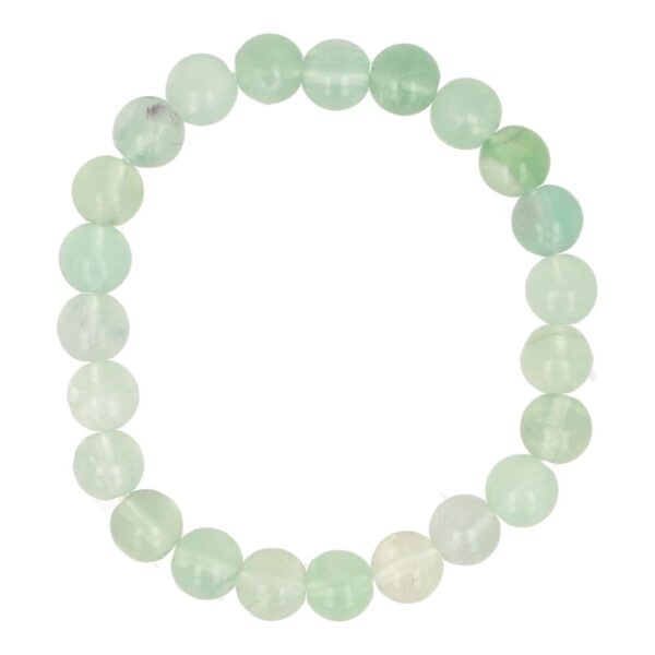 Groene fluoriet armband 8mm