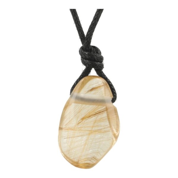 A-kwaliteit rutielkwarts hanger doorboord