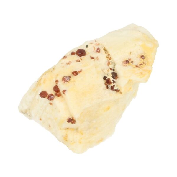 Fraaie kleine granaat kristallen op orthoklaas uit Pakistan