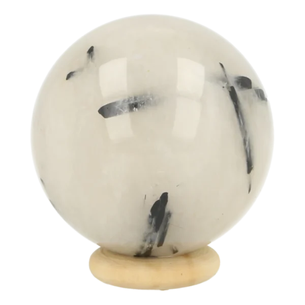 Toermalijnkwarts bol 44mm 'nr10'