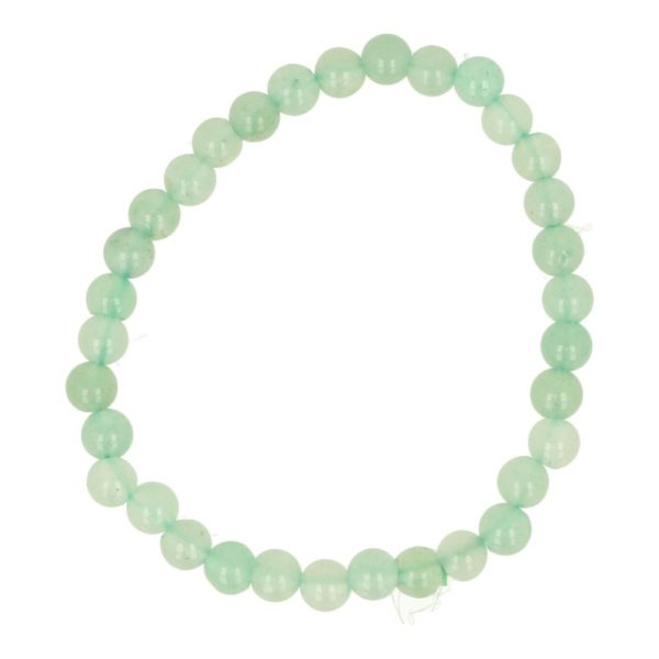 Groene aventurijn kinder armband met kralen van 4mm en 15cm lengte