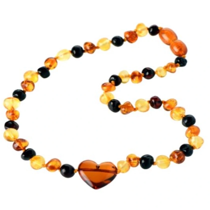 Barnsteen ketting voor baby's hartje