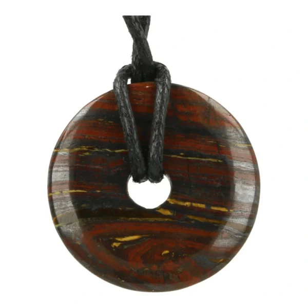 Fraaie tijgerijzer donut hanger van 3cm
