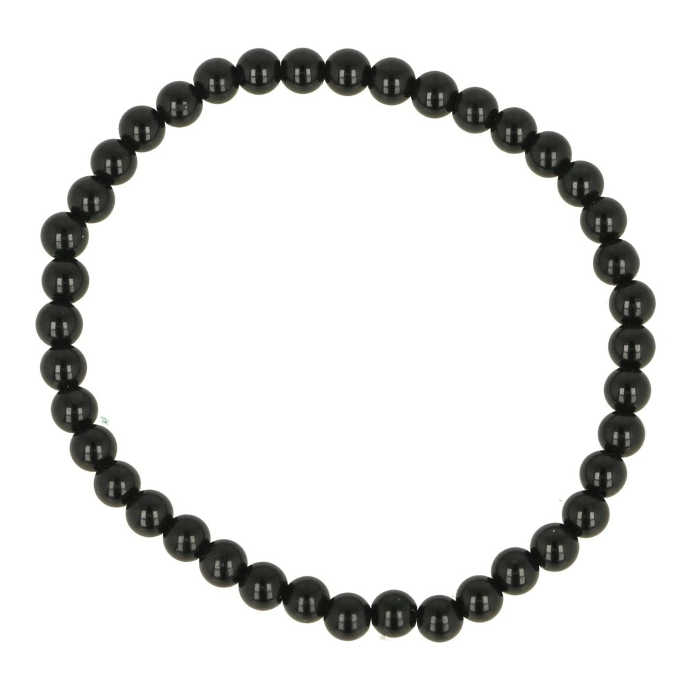 Zwarte toermalijn armband 4mm