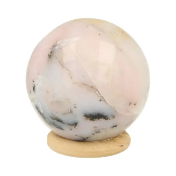 Mooie zachtroze opaal bol van 43mm diameter