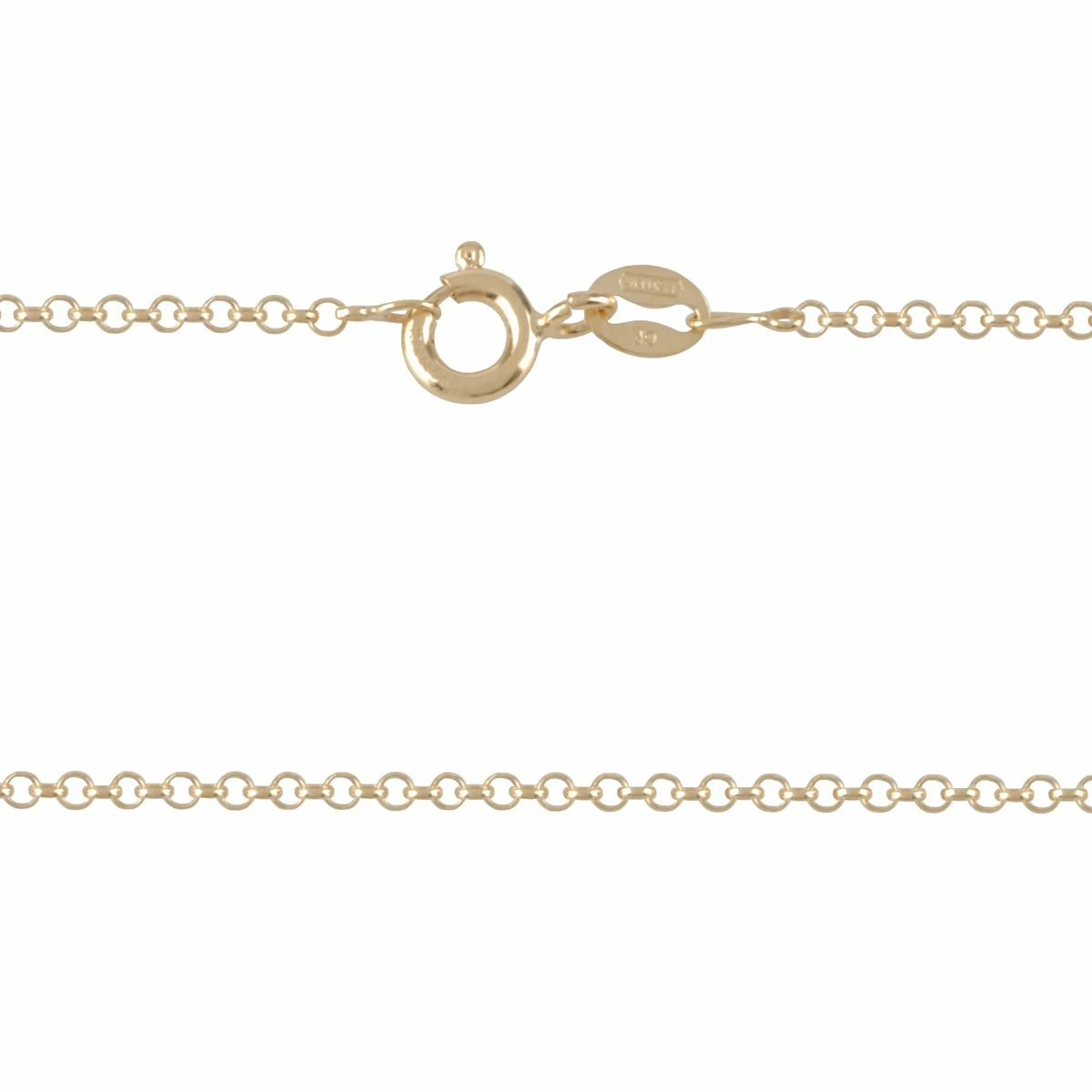 Ketting goud (gold filled) 50cm