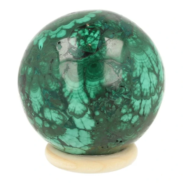 Malachiet bol met diameter van 6cm uit Congo