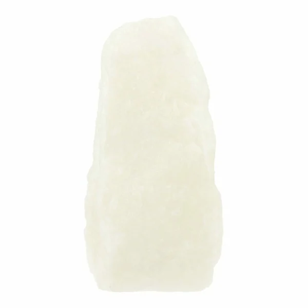 Fraaie witte bergkristal lamp van 18cm hoog en Led verlichting