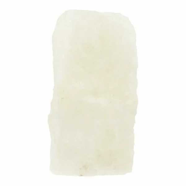 Witte bergkristal lamp van 17cm hoog en led verlichting