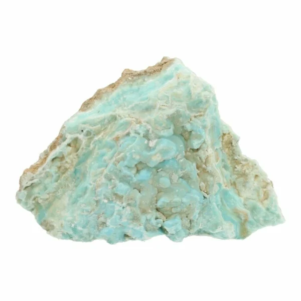 Fraai groot stuk carribean blue calciet met fraaie kleur en tekening 'nr3'