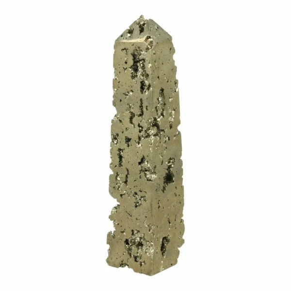 Fraaie pyriet toren van 14cm hoog