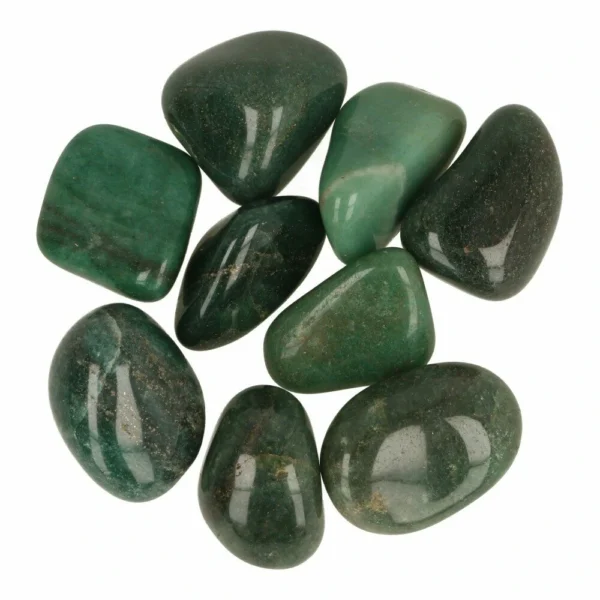 Groene aventurijn trommelsteen van 3-4cm lang