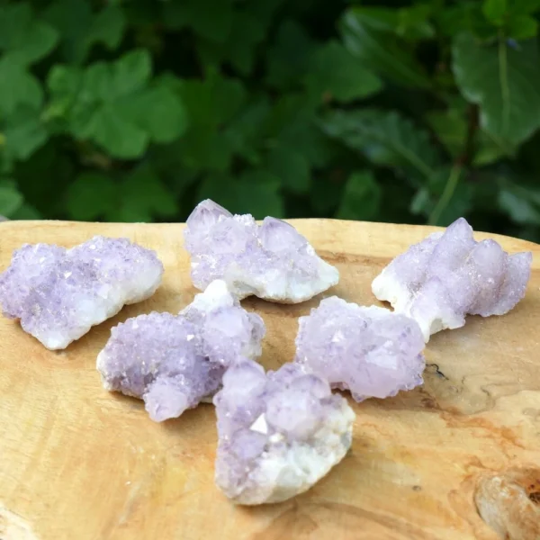 Fraaie spiritkwarts clusters van 4-5cm