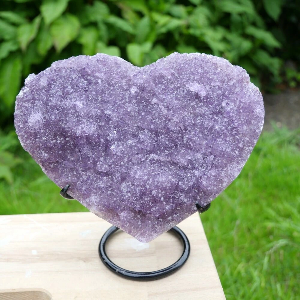Amethist hart op standaard 2kg