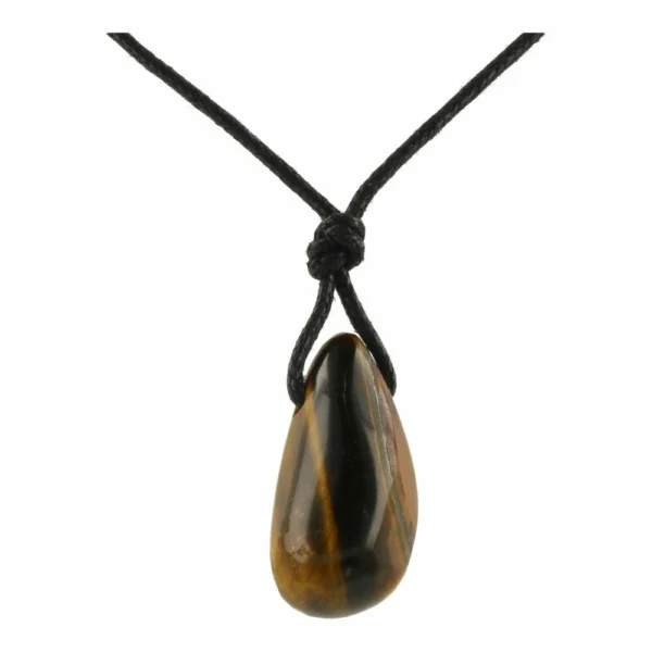 Tijgeroog hanger doorboord druppel