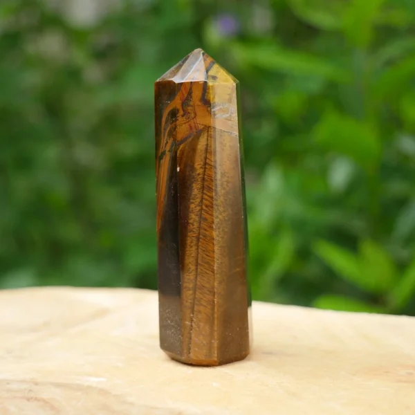 Mooie tijgeroog toren van circa 8cm hoog