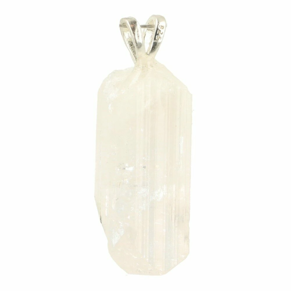 Danburiet kristal hanger met oogje