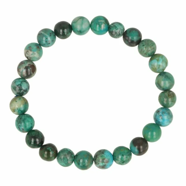 A-kwaliteit chrysocolla armband met kralen van 8mm
