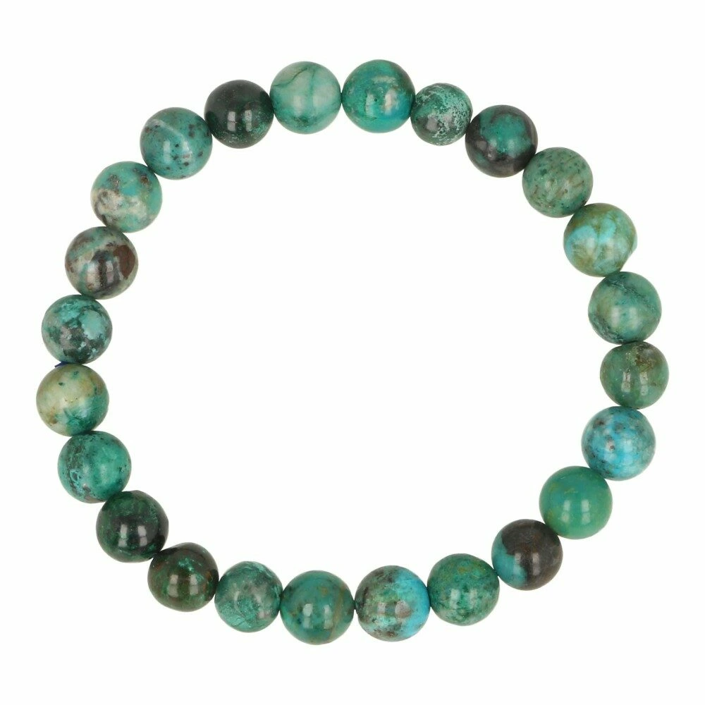 Chrysocolla armband 8mm kralen A-kwaliteit