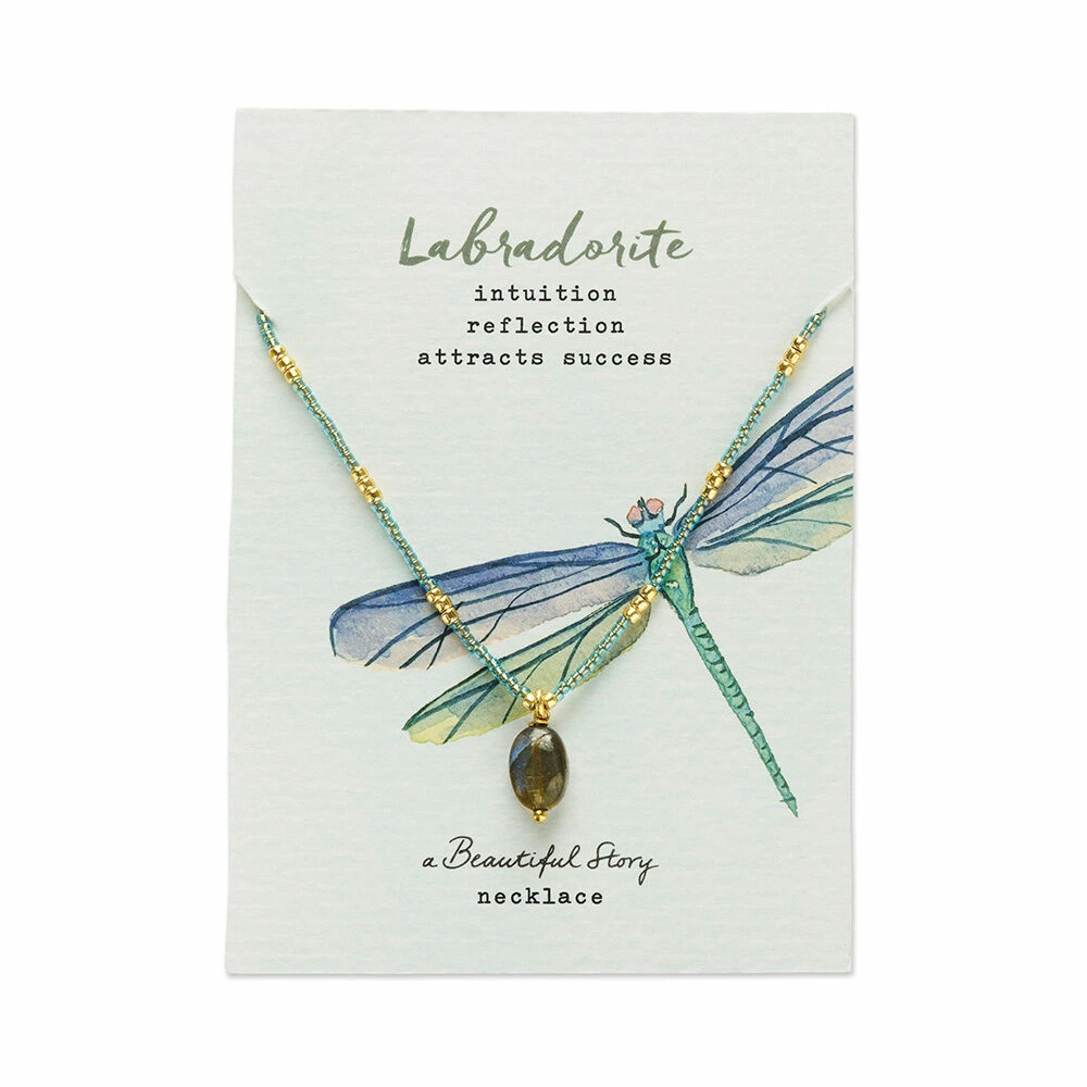 Labradoriet ketting 'Wishing' A Beautiful Story