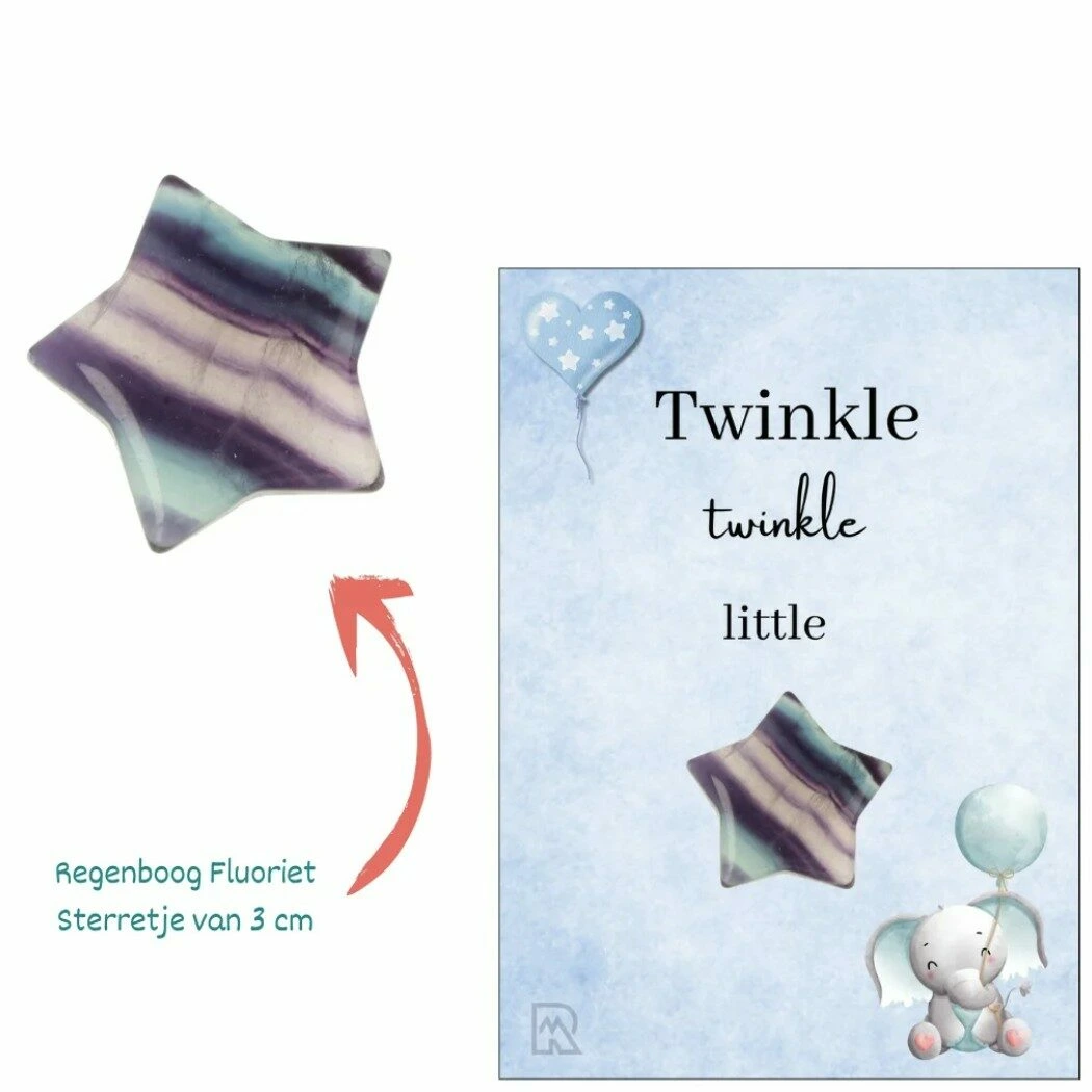 Twinkle star jongen fluoriet